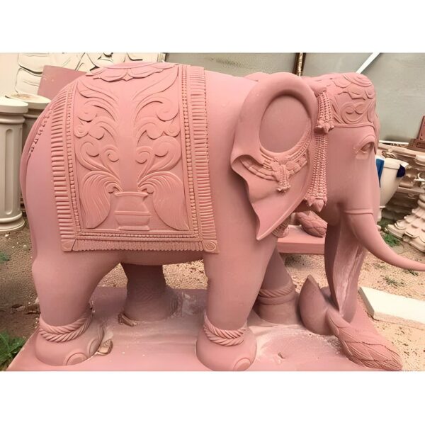 SANDSTONE ELEPHNAT STATU
