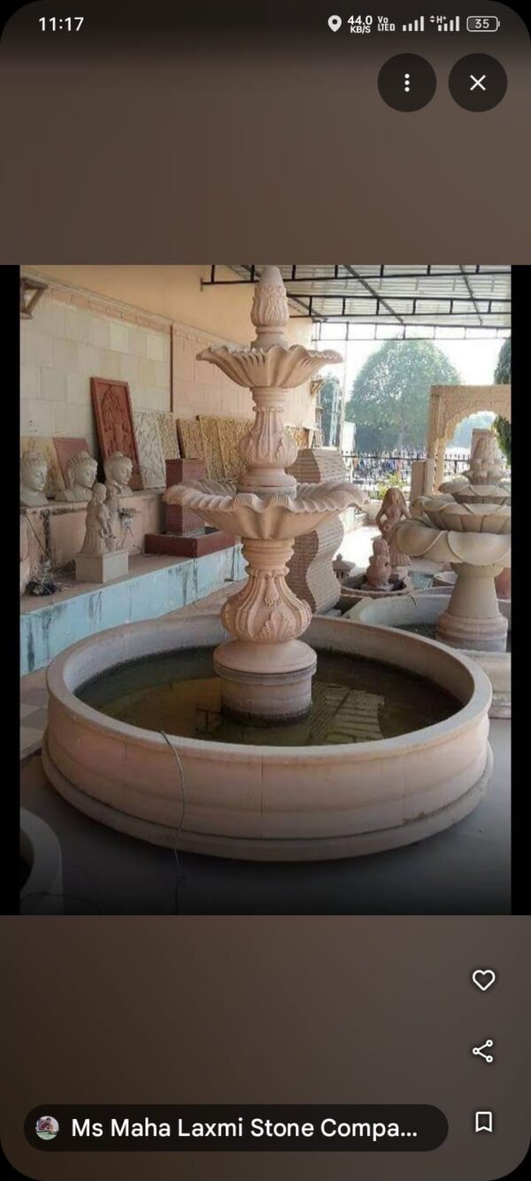 Outdoor Garden Sandstone Fountain
