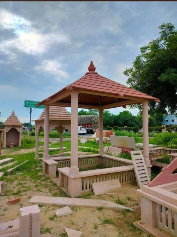 Stone Gazebo for Garden