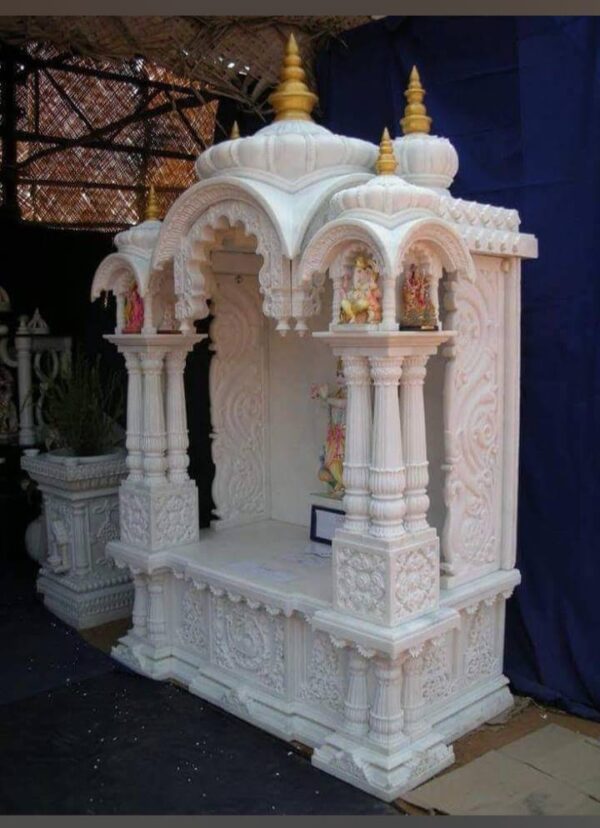 marbel stone temple white mandir