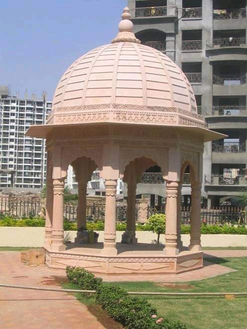 Pink Sandstone Garden Gazebo