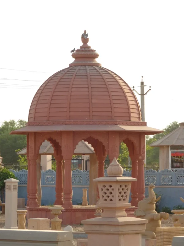 Pink Sandstone Garden Gazebo