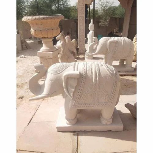 Sandstone Elephant Statue