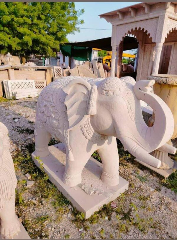 Sandstone Elephant Statue