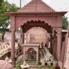 Pink Sandstone Chatri 9 Feet
