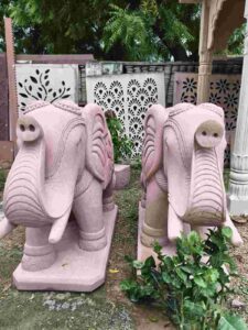 Sandstone Elephant Statue