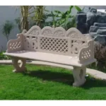 Sandstone garden bench